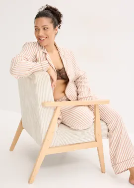 Gewebter Flanell Pyjama