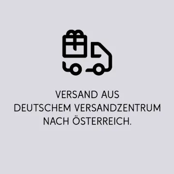 Versand aus deutschem Versandzentrum nach Österreich.