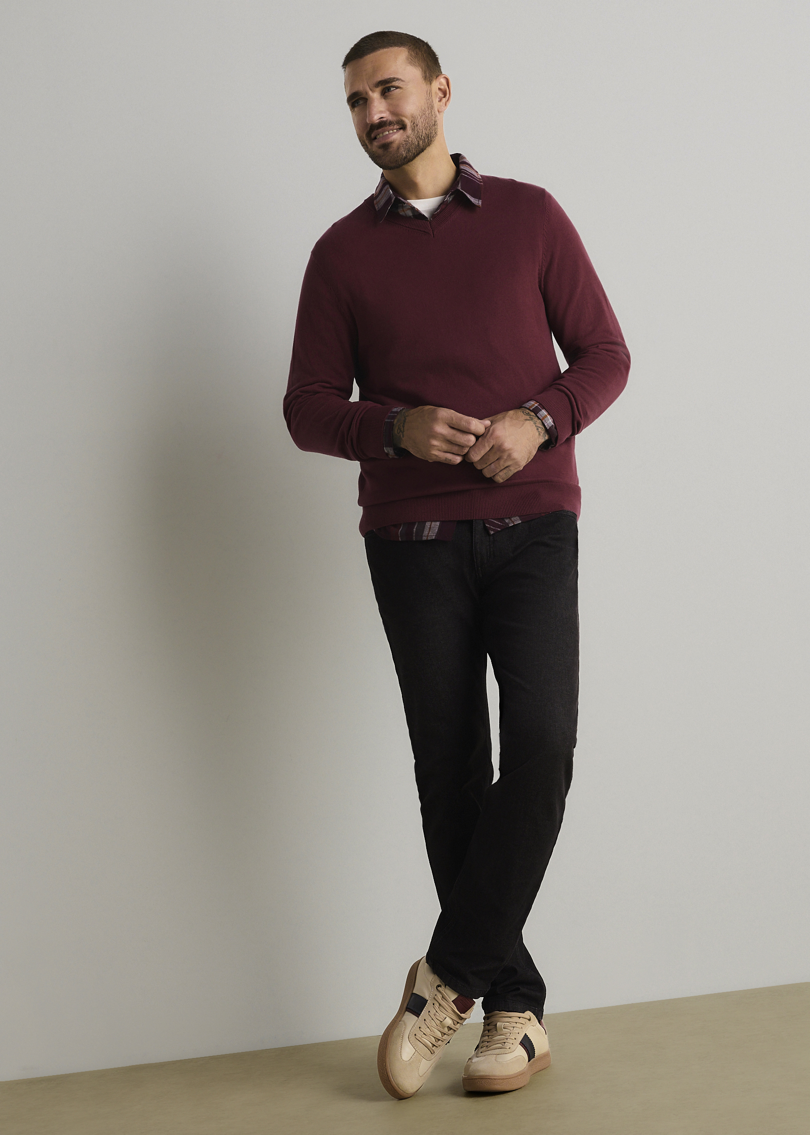 Feinstrickpullover in Regular Fit