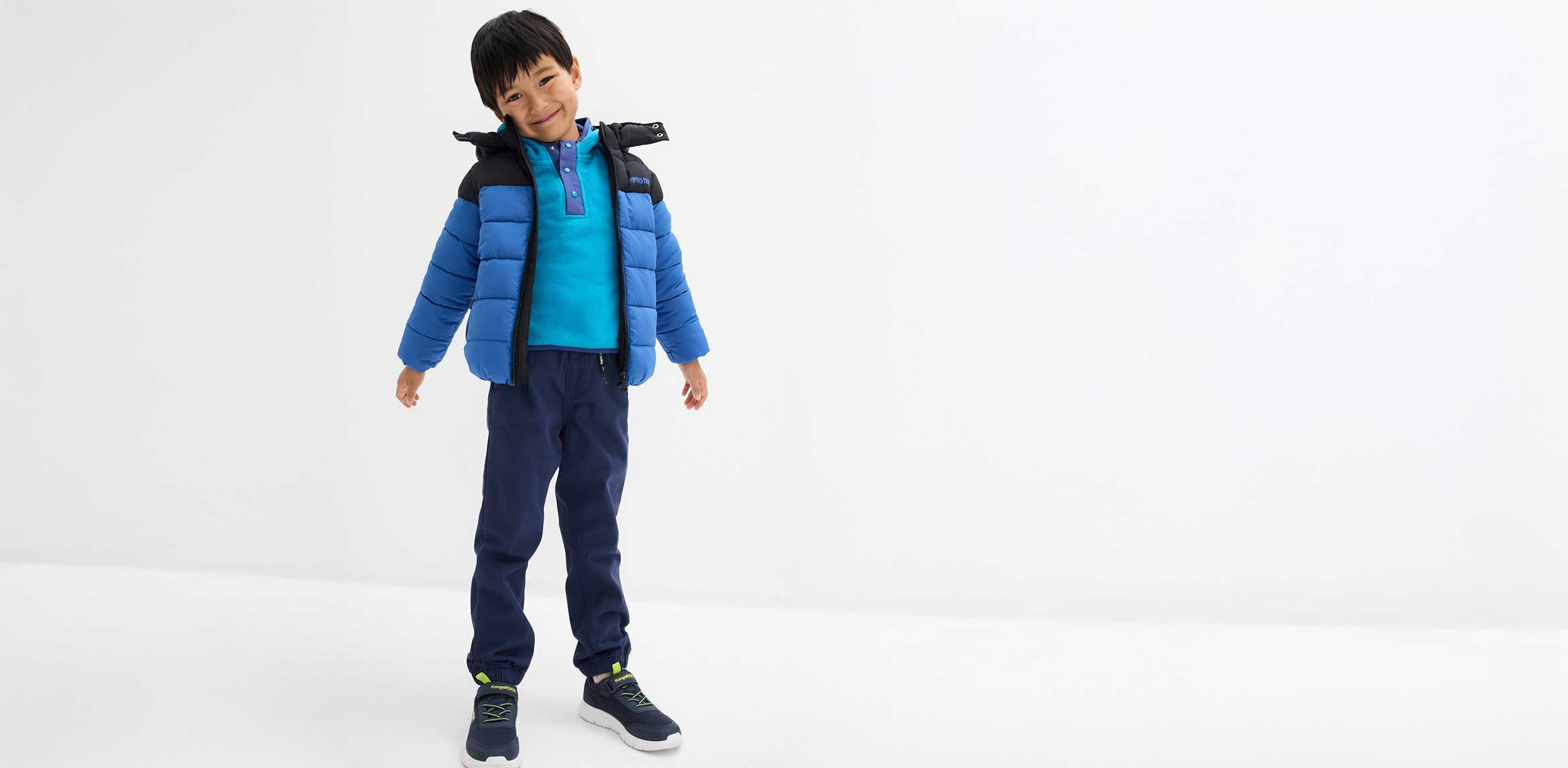 Winterjacke für kleine Kinder.