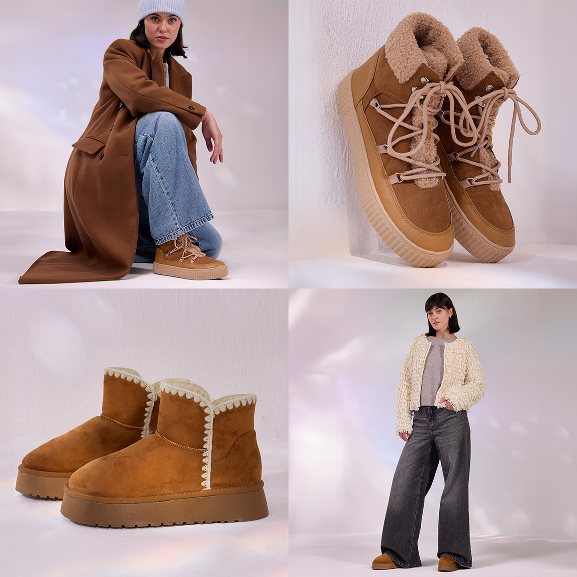 Warme Boots für den Winter.