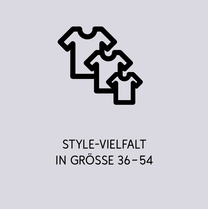 Style-Vielfalt in Größe 36-54.