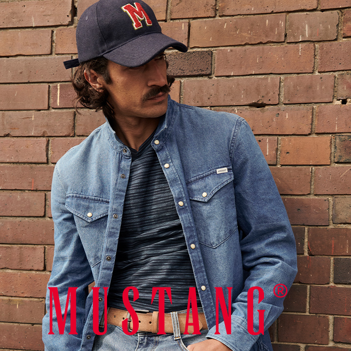 Lässiger Denim-Look der Marke Mustang.