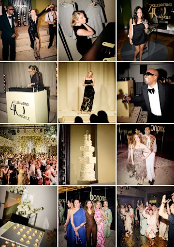 Fotocollage mit den besten Partymomenten von der Jubiläumsfeier.