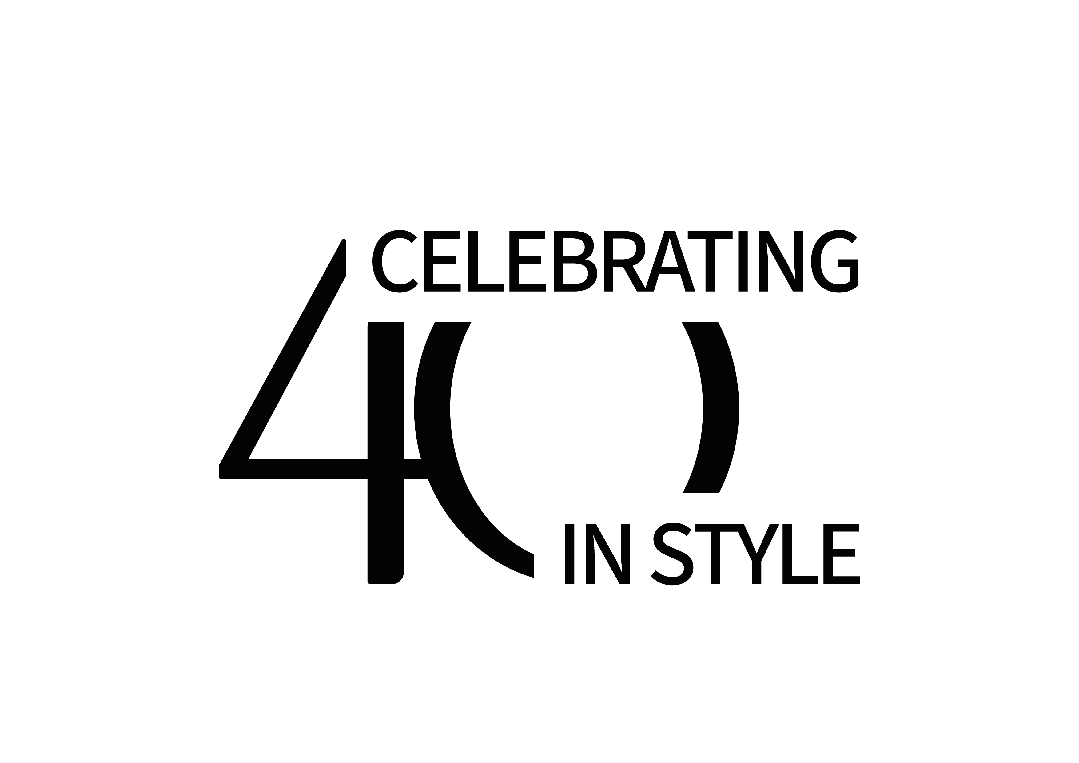 Logo der Marke bonprix zum 40. Geburtstag 