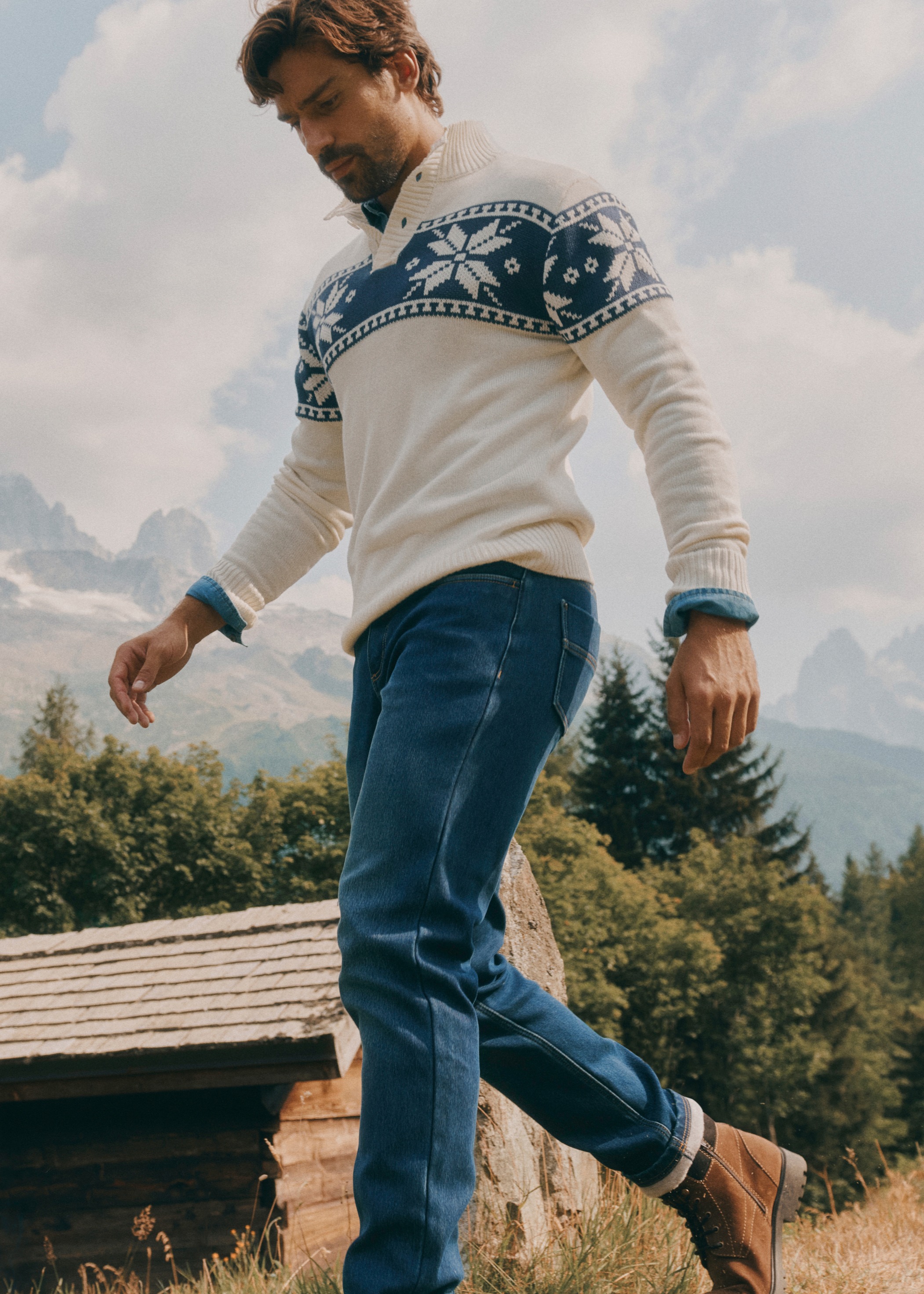 Norweger-Pullover in Regular-Fit